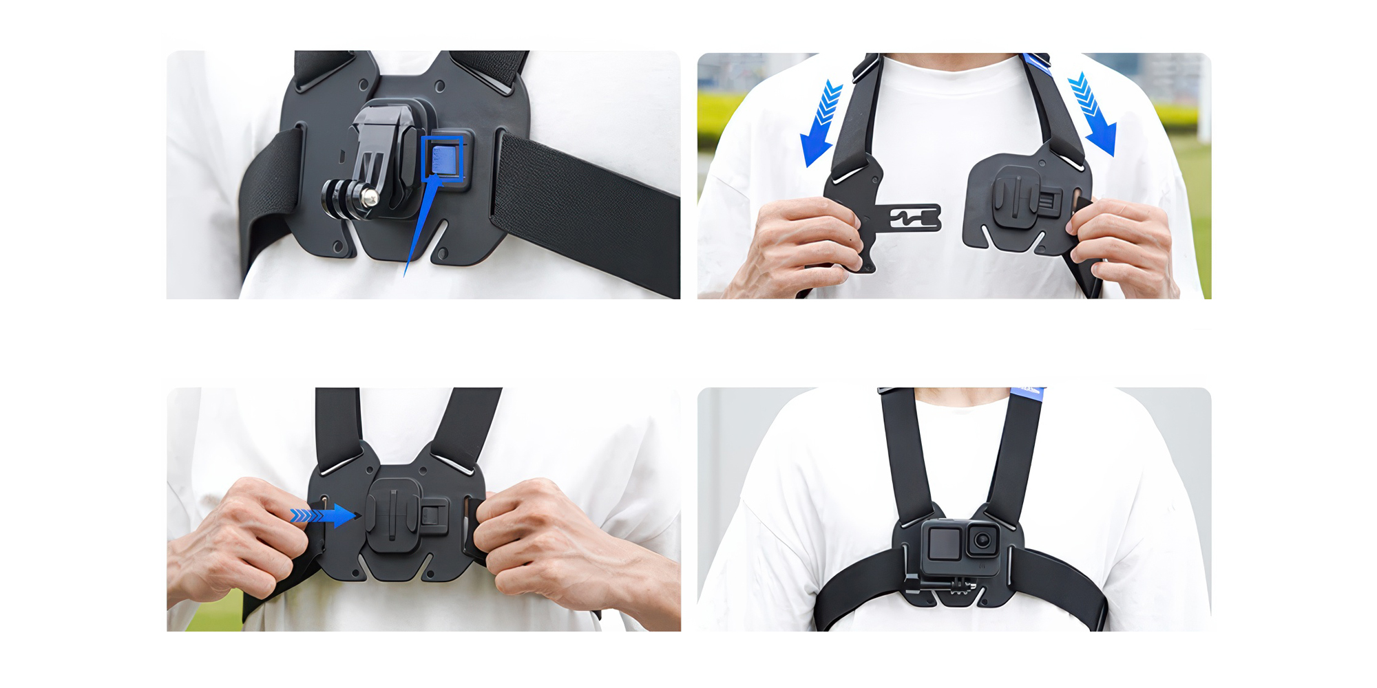 Mocowanie na klatkę piersiową Telesin GP-UCS-001 do kamer sportowych